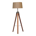 Fixed Chrome Tripod Floor Lamp
