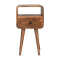 Mini Oakish Curve Open Bedside