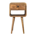 Mini Oak-ish Curve Lower Bedside