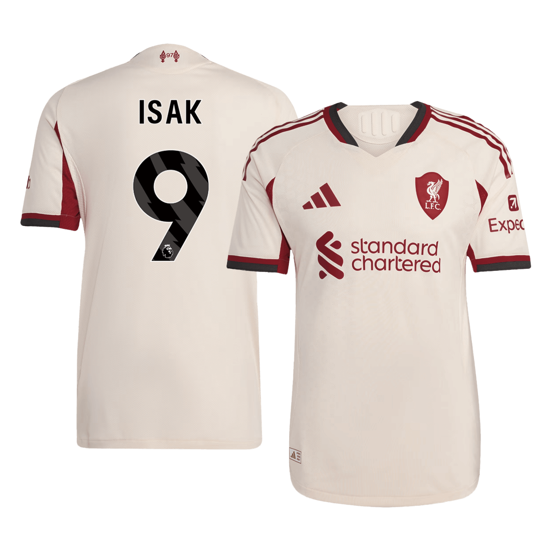 ISAK #9 Liverpool Away Player Version Soccer Jersey 2025/26 - M