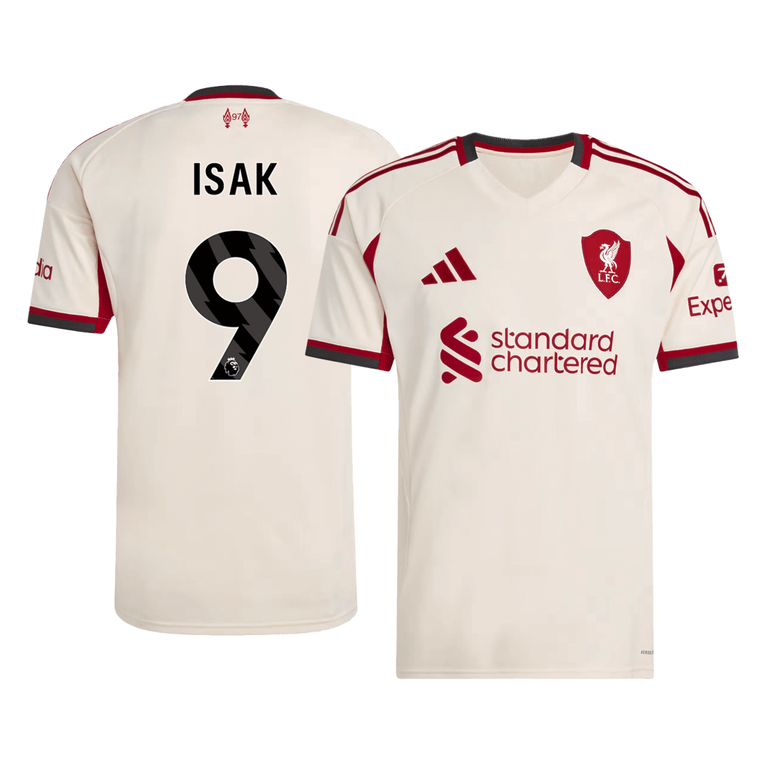 ISAK #9 Liverpool Away Soccer Jersey 2025/26 - 2XL