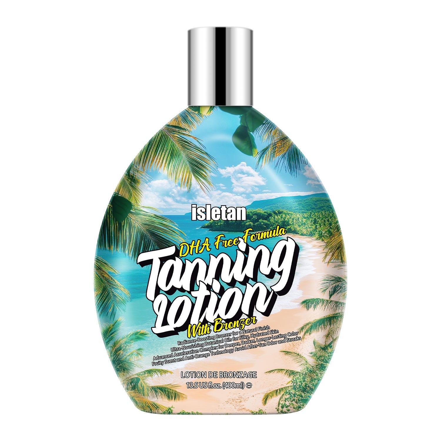 Pineapple Outdoor Indoor Tanning Lotion For Tanning Beds, Tanning Bed Lotion With Bronzer, 13.5fl.oz