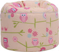 Indoor Round Bean Bag Chair Kids Playing Beanbag Seat Printed Pouffes - Rex