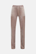 WARM TAUPE CLASSIC VELOUR DEL RAY POCKETED BOTTOMS - S / Beige