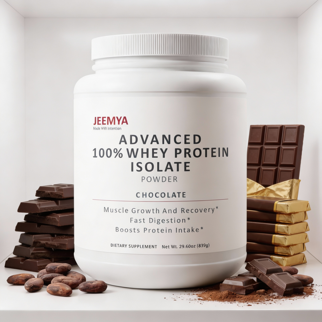 Jeemya Whey Protein Isolate 839 g (29.6 oz) 24 Servings | Foundational Sports & Performance Support for Daily Use