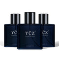 YCZ Midnight Marine Eau De Parfum – 3 Bottles - 5.01 oz / 150 ml- Three bottles (50ml each)