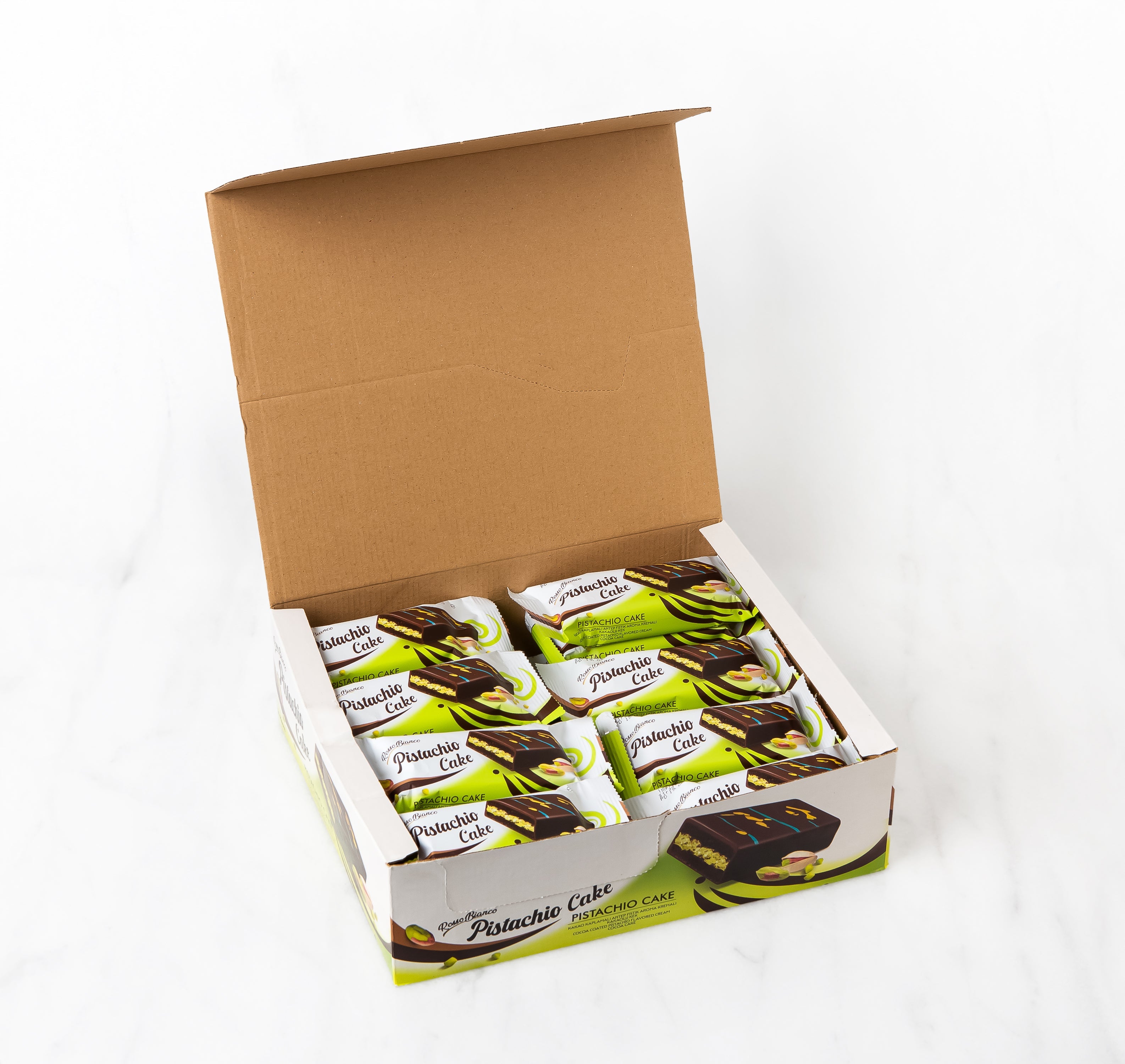 Viral Dubai Pistachio Pie Cake with Milky Chocolate - 24 Piece
