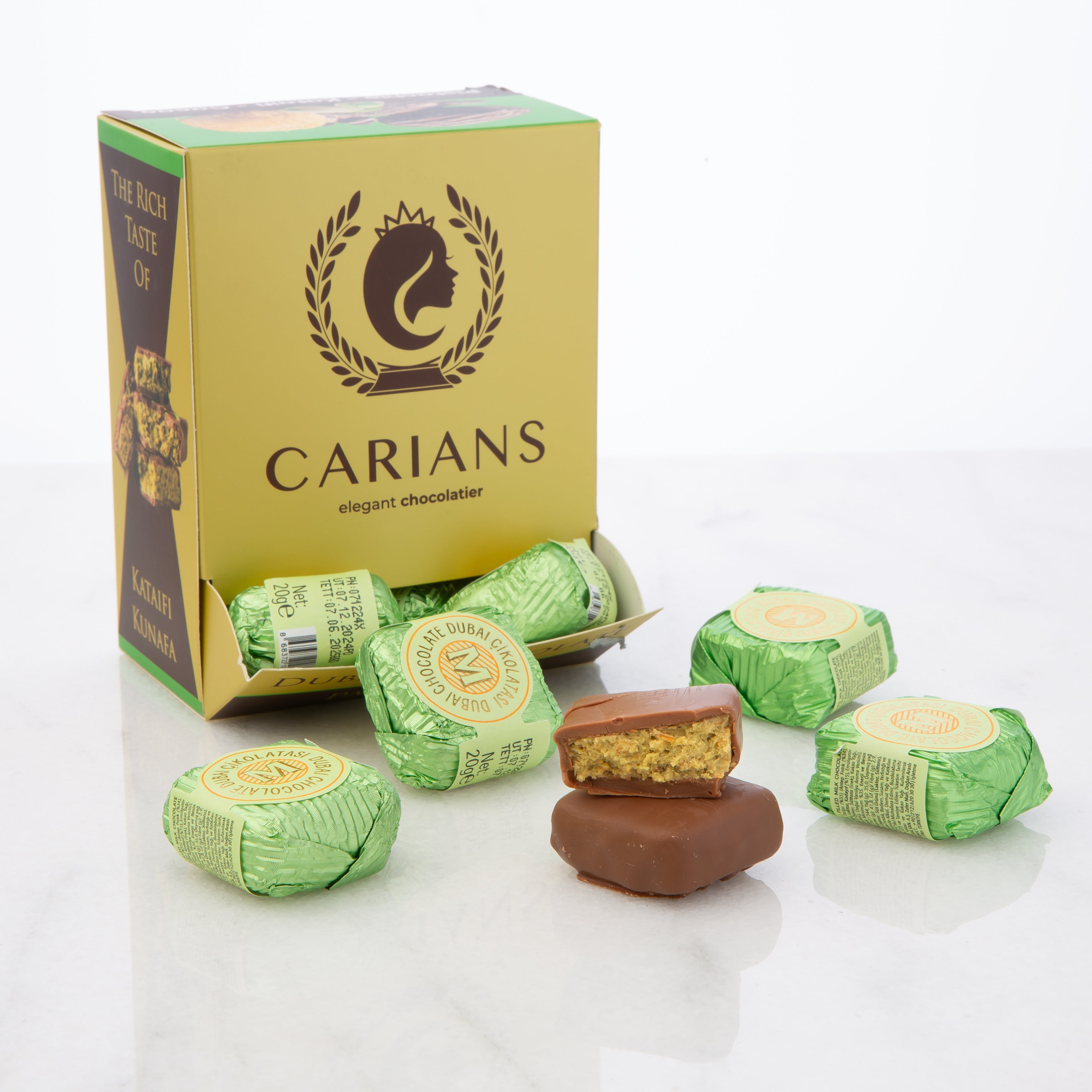 Dubai Chocolate Bite Size Party Box - 14 Piece