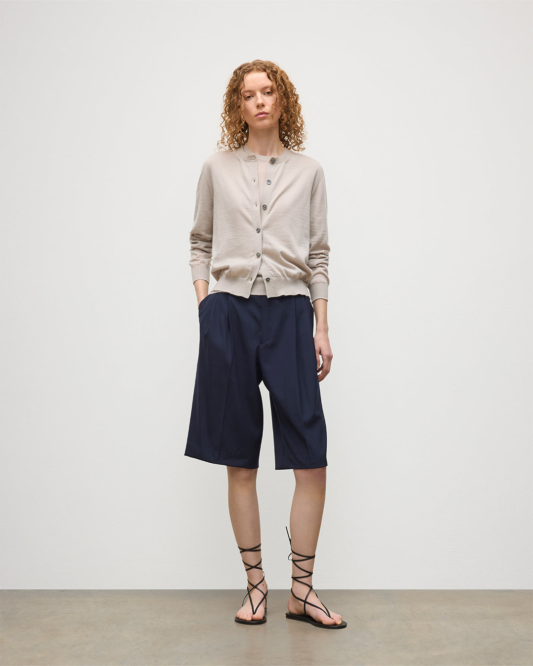 Honor Cream Superfine Cashmere Cardigan - XS