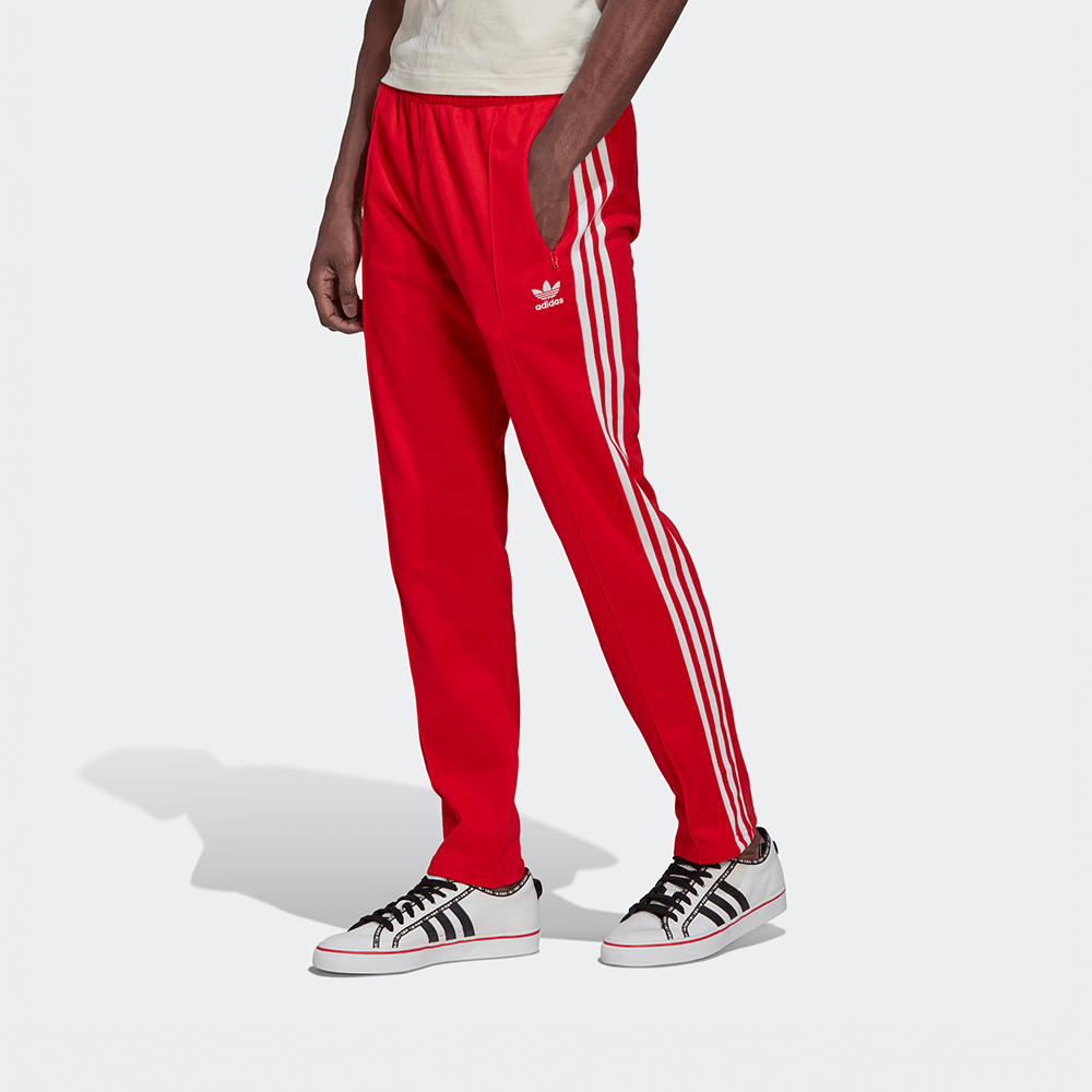 Adidas Beckenbauer Track Pants - Vivid Red - XL