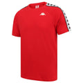 Kappa 222 Banda Coen Auth T Shirt - Red - S