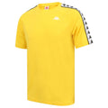 Kappa 222 Banda Coen Auth T Shirt - Yellow - XL