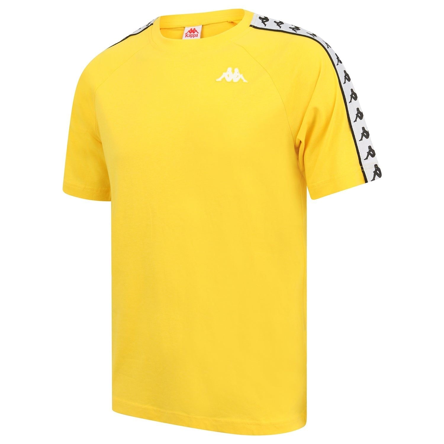 Kappa 222 Banda Coen Auth T Shirt - Yellow - XL