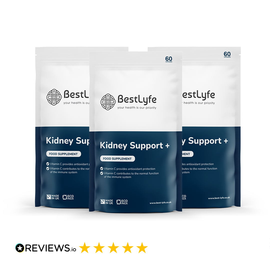 Kidney Support+ - 60 capsules - Buy 2 Get 1 50% OFF £20.79/each