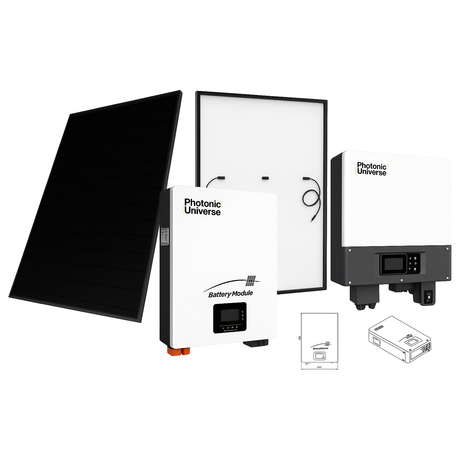 Photonic Universe - Residential Solar Hybrid Kit 3.4kW