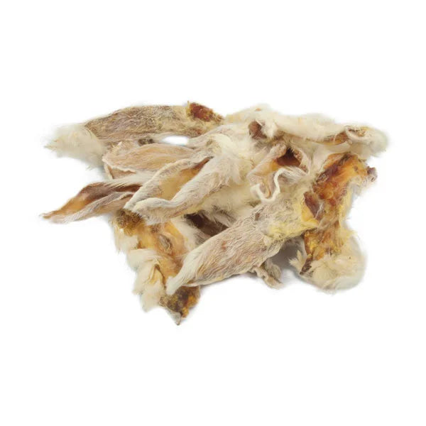 Konijnenoren met Vacht - 100gr