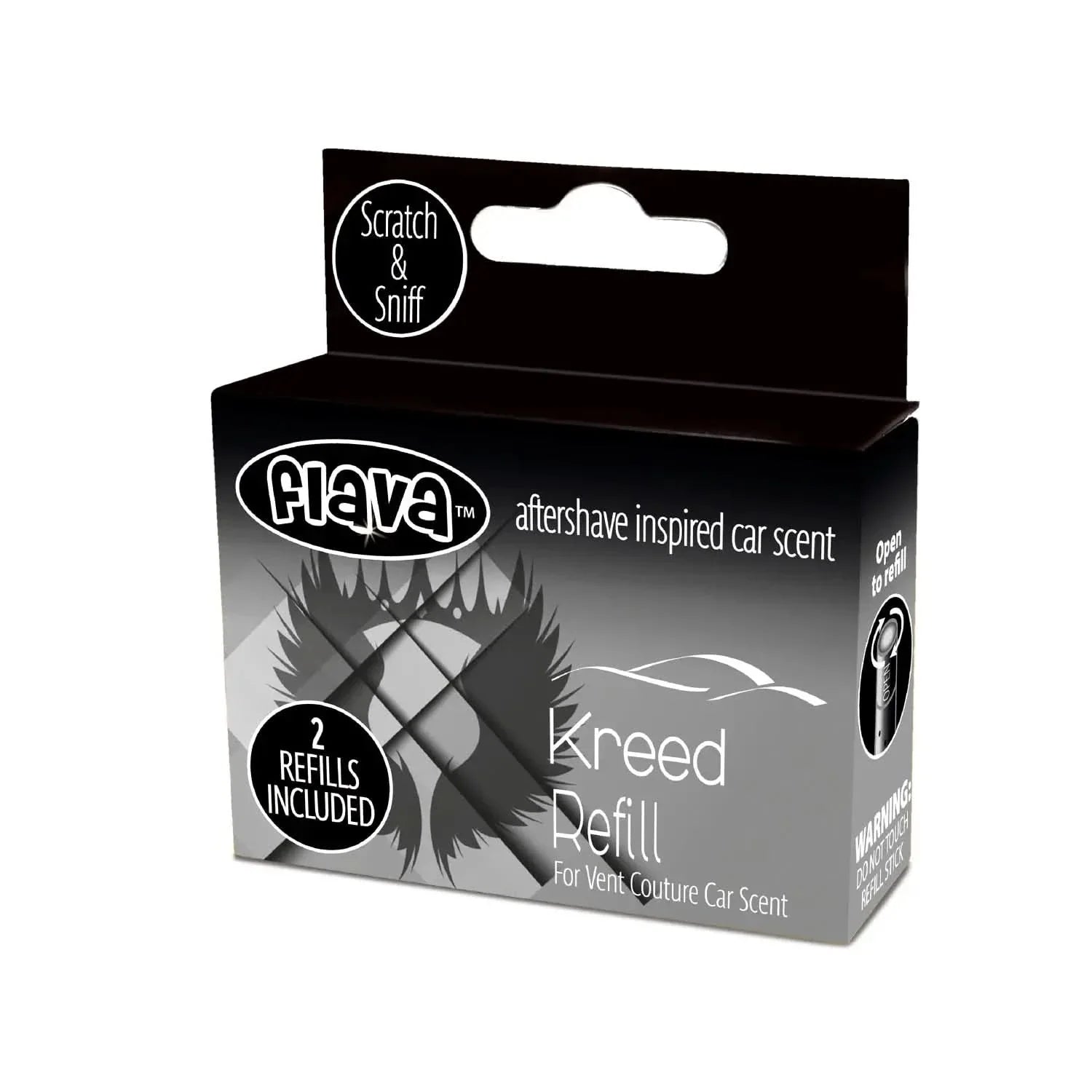 Flava Couture 2 Pack Refill Stick For Refillable Vent Car Air Fresheners - Kreed