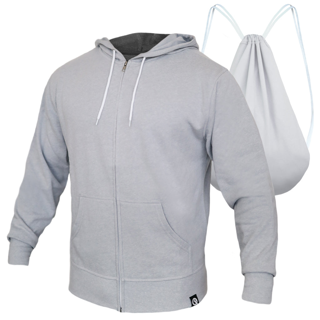 Hero Hoodie Lite (hellgrau) - S