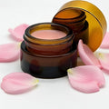 Natural Lip Balm & Cheek Blusher | Rose Flavor | Vitamin C & Hibiscus Natural Tint | Essential Beauty - Travel Size (0.17 Oz)