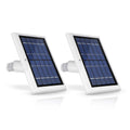 Wasserstein Solar Panel for Wyze Cam Outdoor - White / 2 Pack