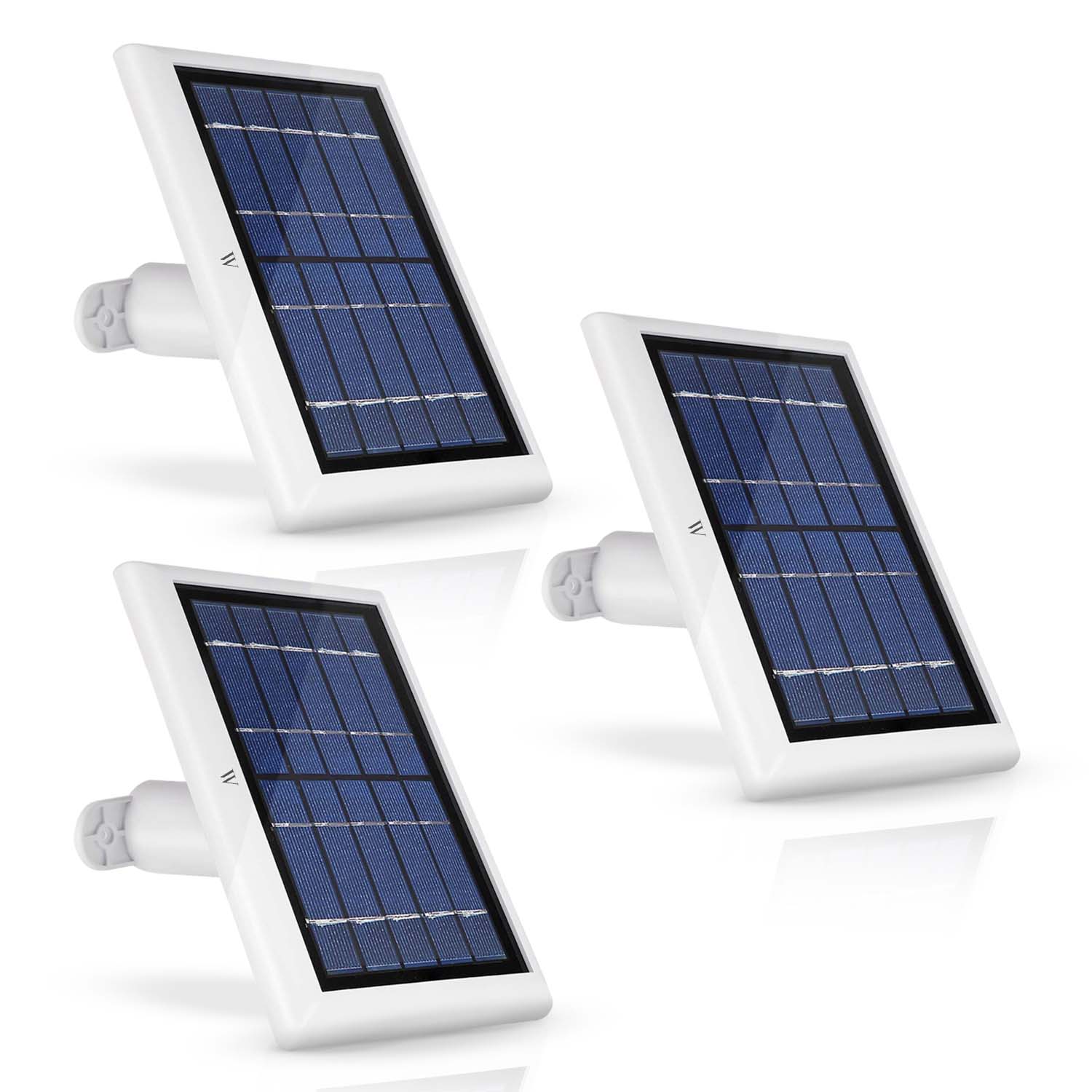 Wasserstein Solar Panel for Blink Outdoor 4 & 3 / XT2 / XT - White / 3 Pack