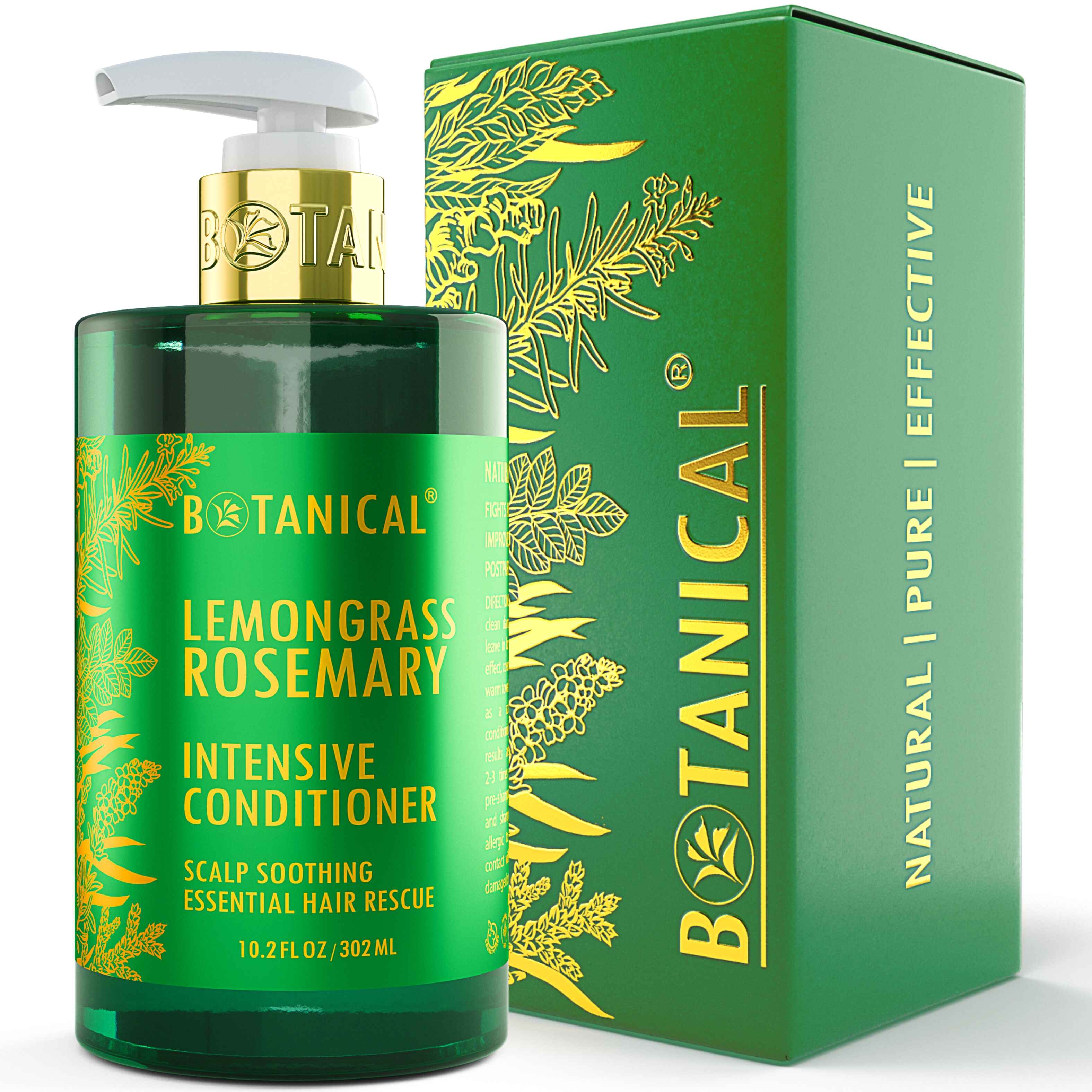 Intensive Conditioner - Lemongrass & Rosemary - Scalp Soothing - Full Size (10.2 fl oz)