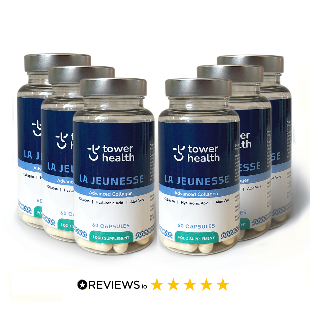 La Jeunesse Collagen Capsules 1200mg - 60 Capsules - Buy 6 GET A FREE GIFT £24.96/each