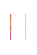 Boulo Long Story Earrings Pink - One Size