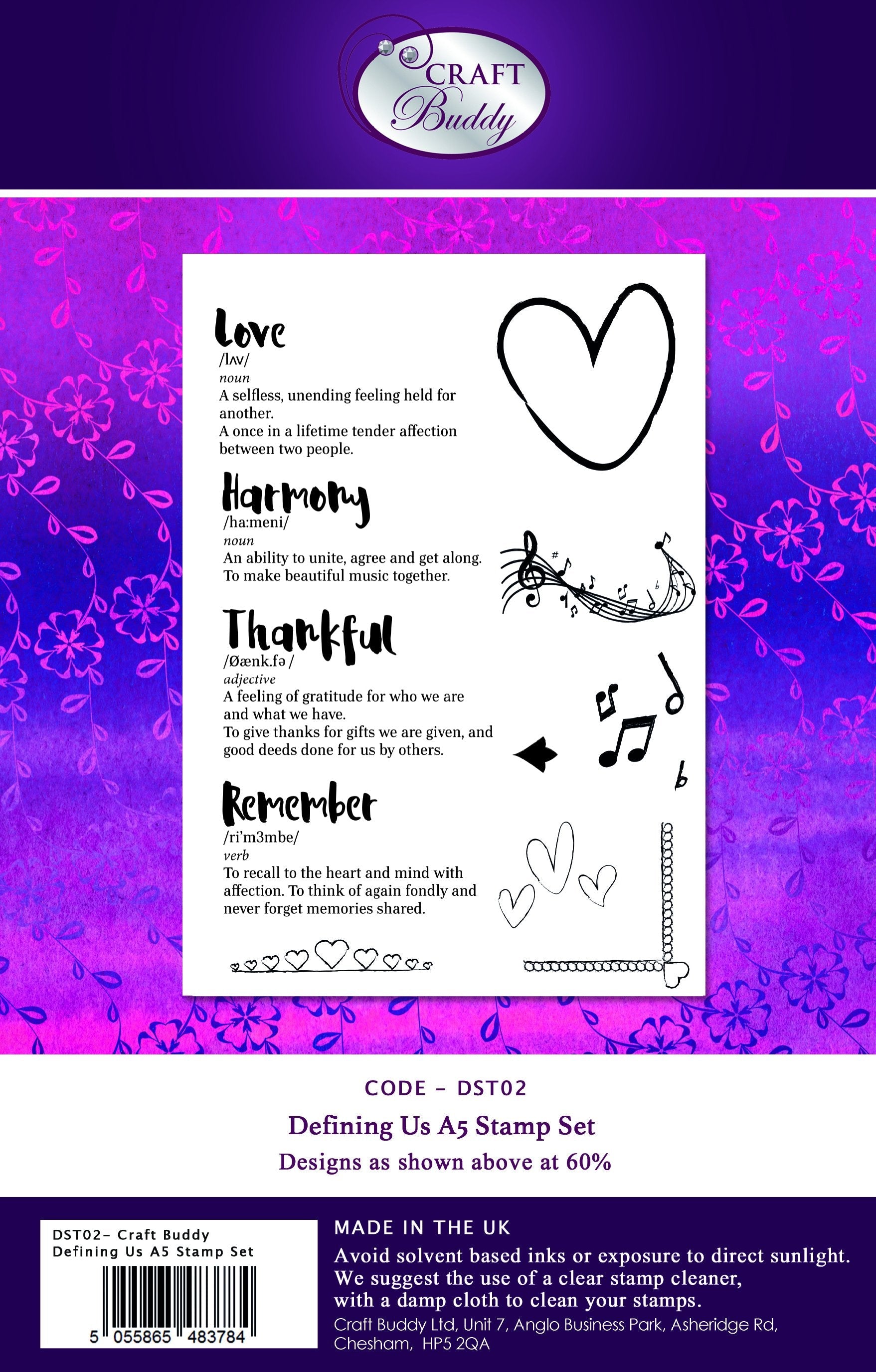 A5 Premium Stamp Set - Defining Us