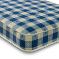 6.5" Deep Checked Print Luxury Budget Kids Spring Mattress - Small Single (75cm by 190cm)
