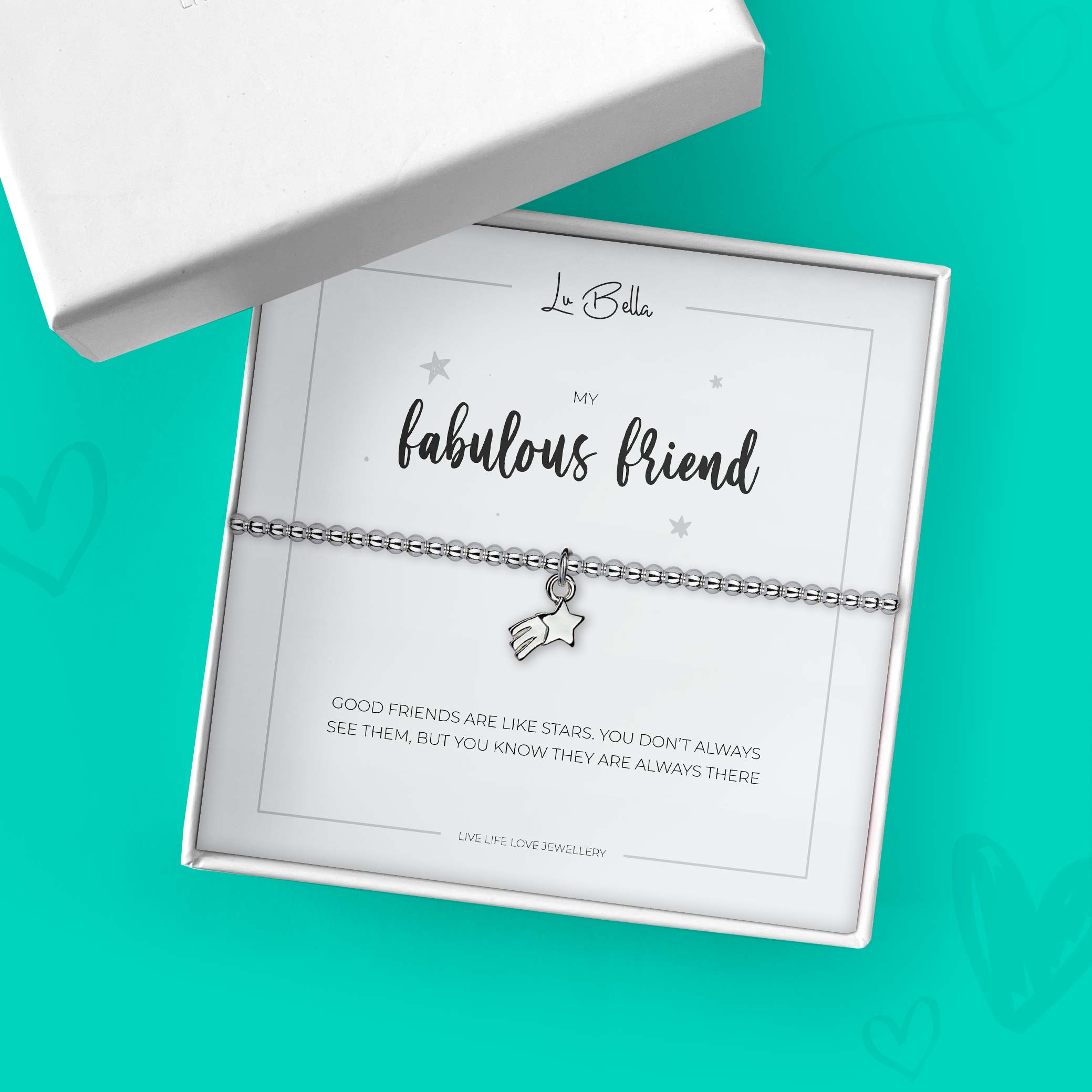 Fabulous Friend Sentiments Friendship Bracelet - Bracelet & Gift Box