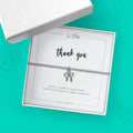 Thank You Sentiments Friendship Bracelet - Bracelet & Gift Box