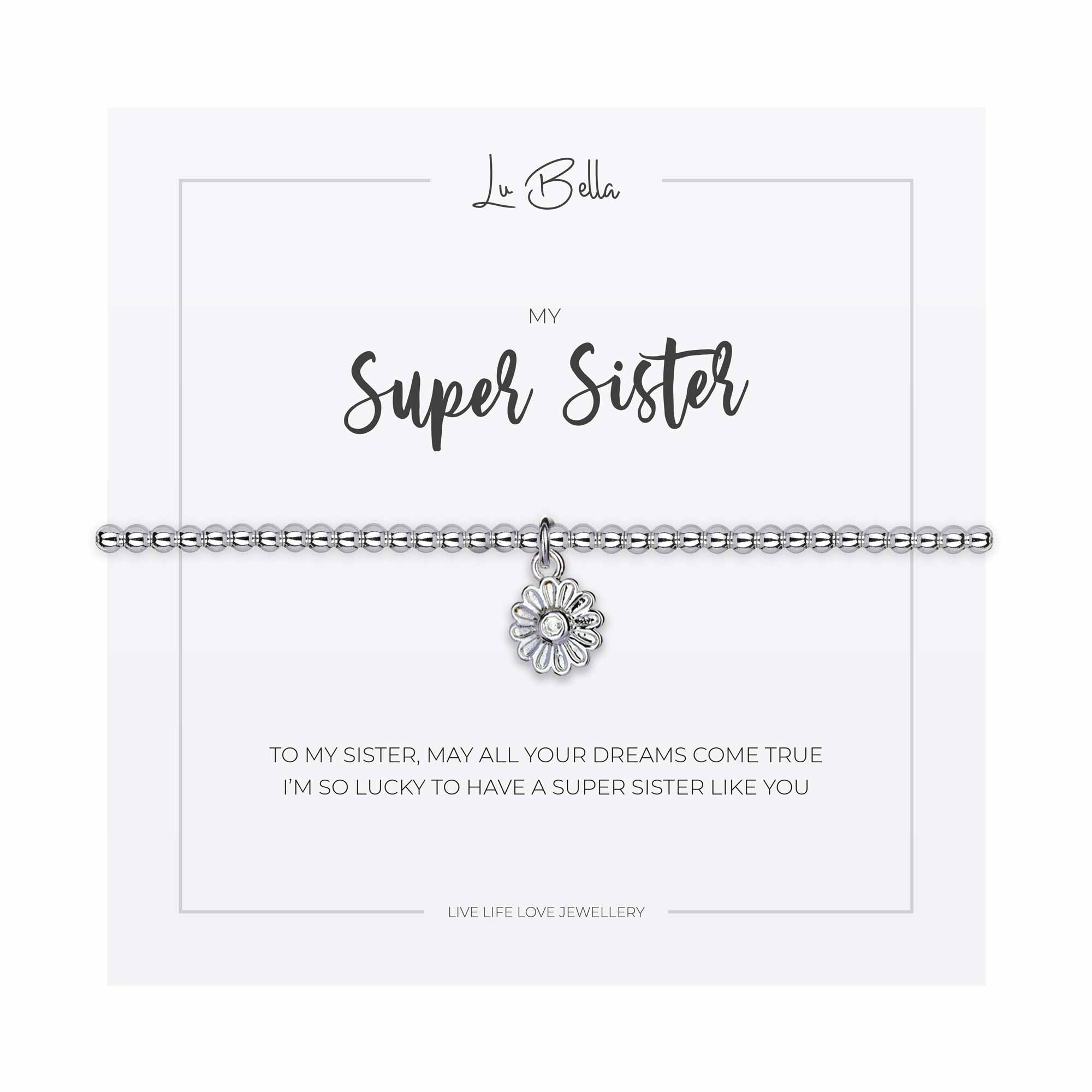 My Super Sister Sentiments Friendship Bracelet - Bracelet