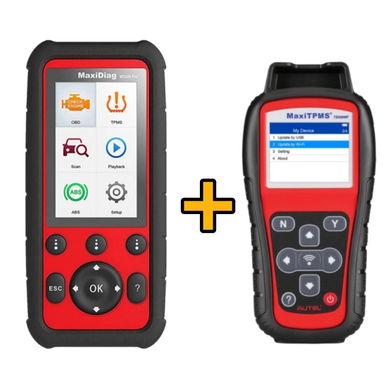 Autel MaxiDIAG MD808 Pro(US Version) - OBD2 All System Diagnostic Code Scanner - Autel MaxiDIAG MD808 Pro + TS508WF
