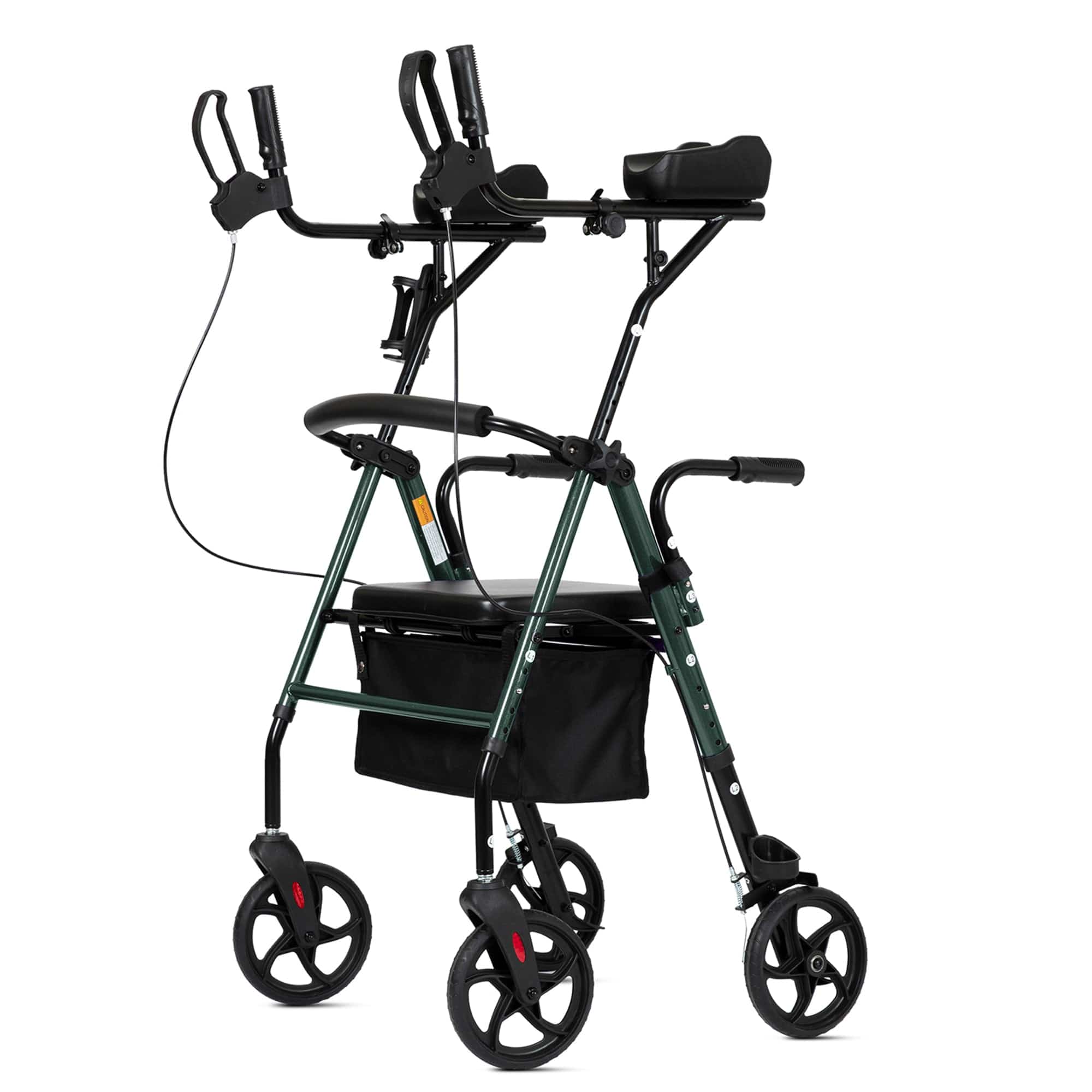 MT-8151 Dual-Brake Upright Walker 8" Wheels Refurbished - Green