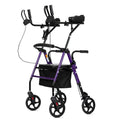 MT-8151 Dual-Brake Upright Walker 8" Wheels Refurbished - Purple