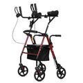 MT-8151 Dual-Brake Upright Walker 8" Wheels Refurbished - Red