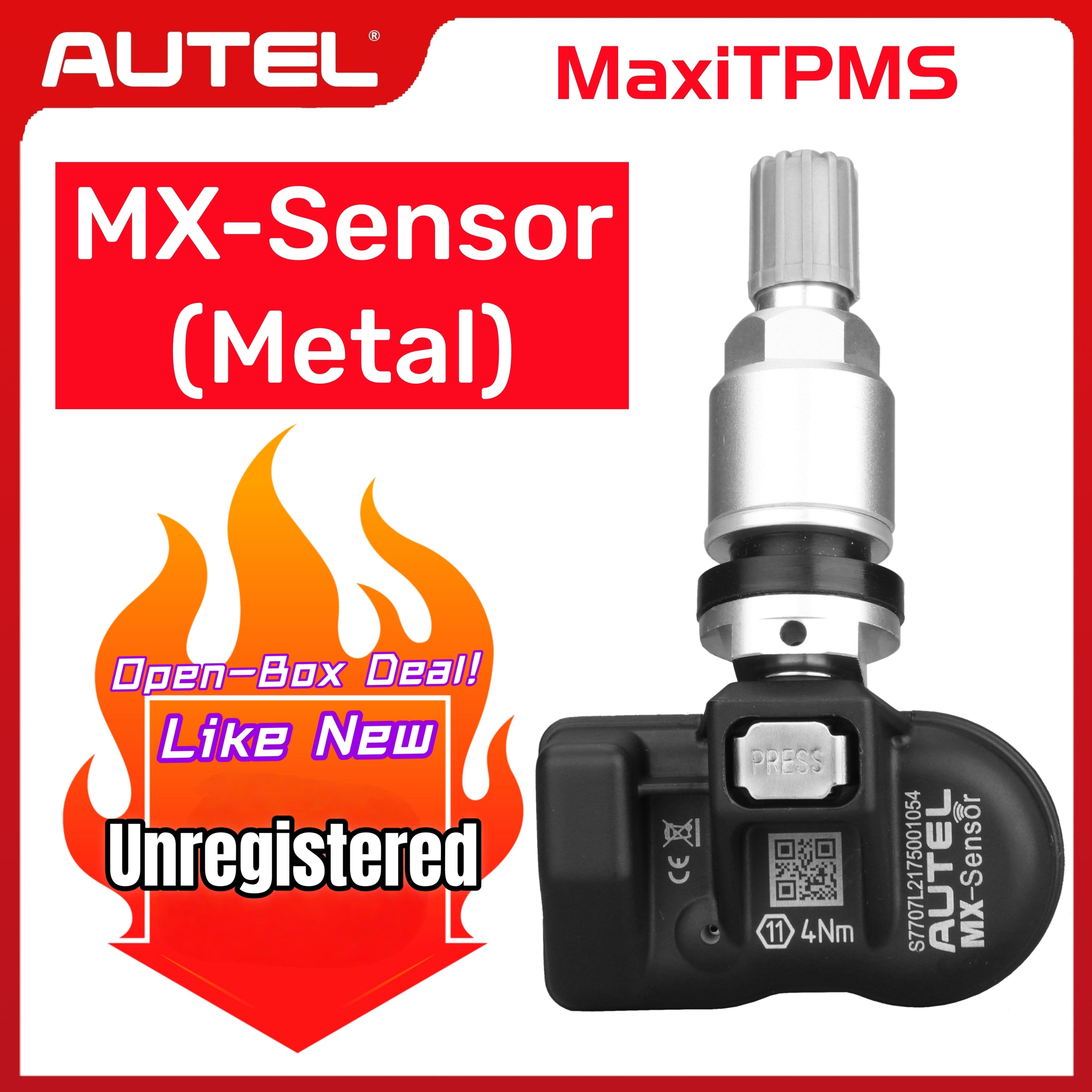 Autel MaxiTPMS MX-sensor-metal - Returned product with minor damage to the outer - Returned product with minor damage to the outer packaging