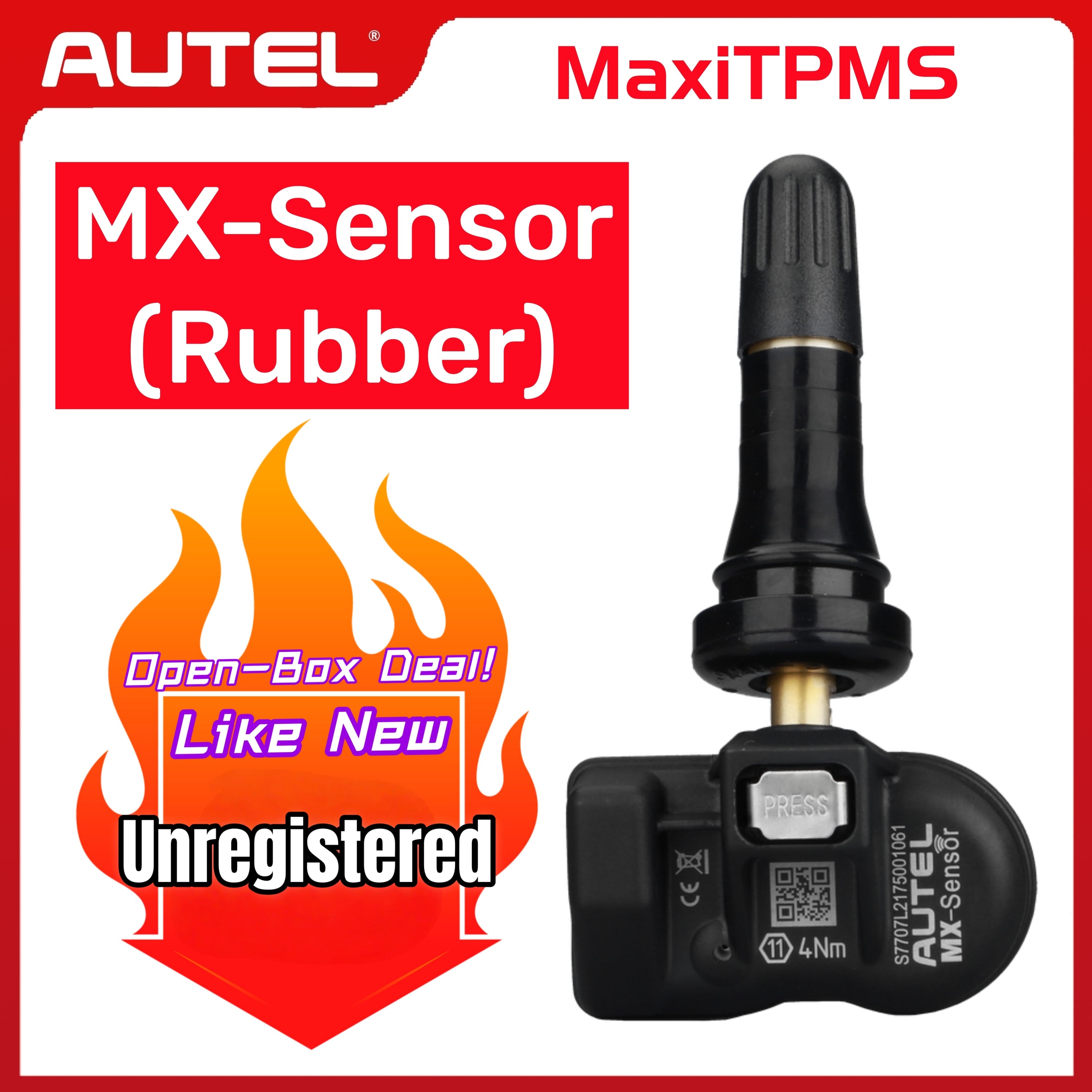 Autel MaxiTPMS MX-sensor-rubber - returned product with minor damage to the outer - Returned product with minor damage to the outer packaging