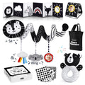 High Contrast Car Seat Sensory Baby Toys for Newborn