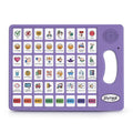 Plus AAC Communication Board for Language Learning (Purple)