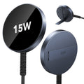 Magnetic Charging Pad (15W, Kickstand) - Dark Blue - Dark Blue