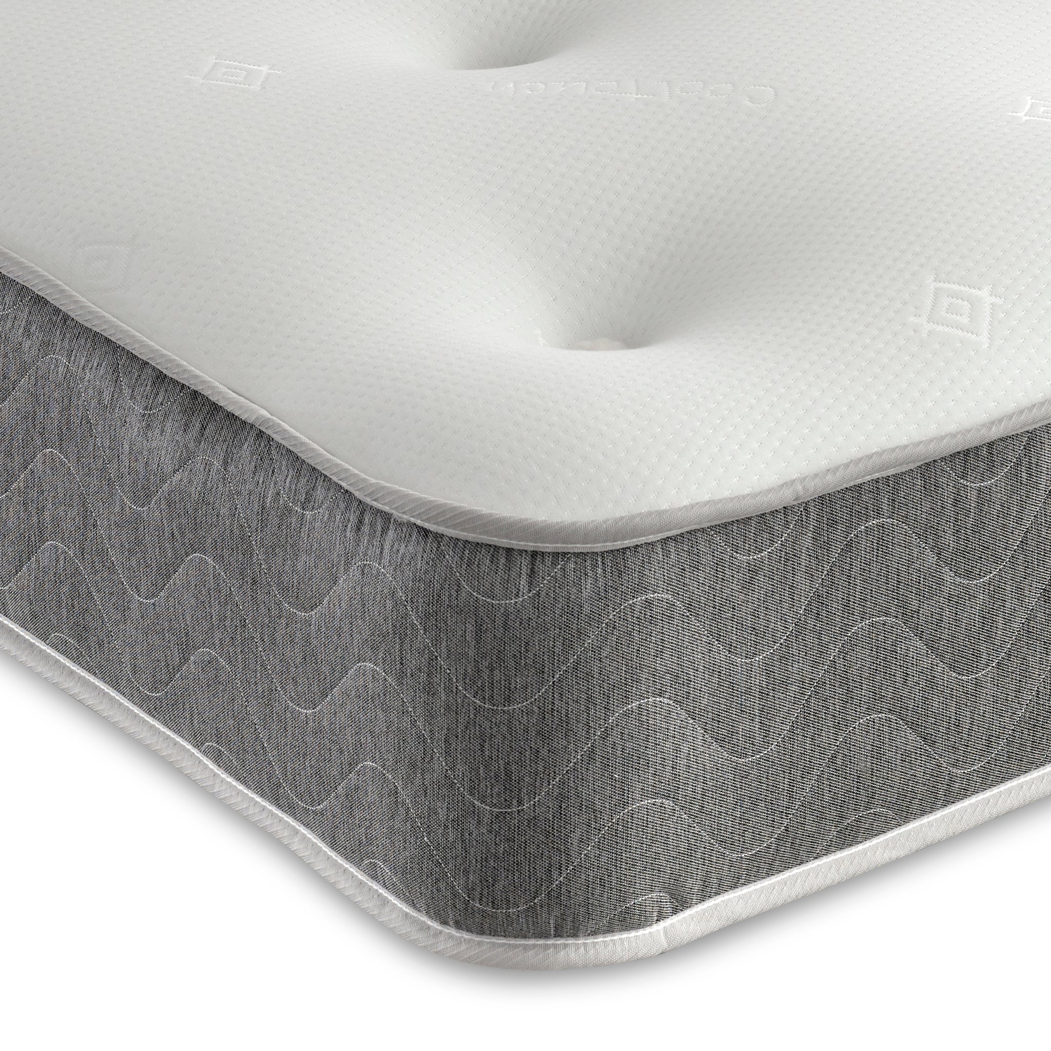 The Galaxy Standard 8" Deep Layer of Memory Foam with Spring Hybrid Mattress - European Double (140cm by 200cm)