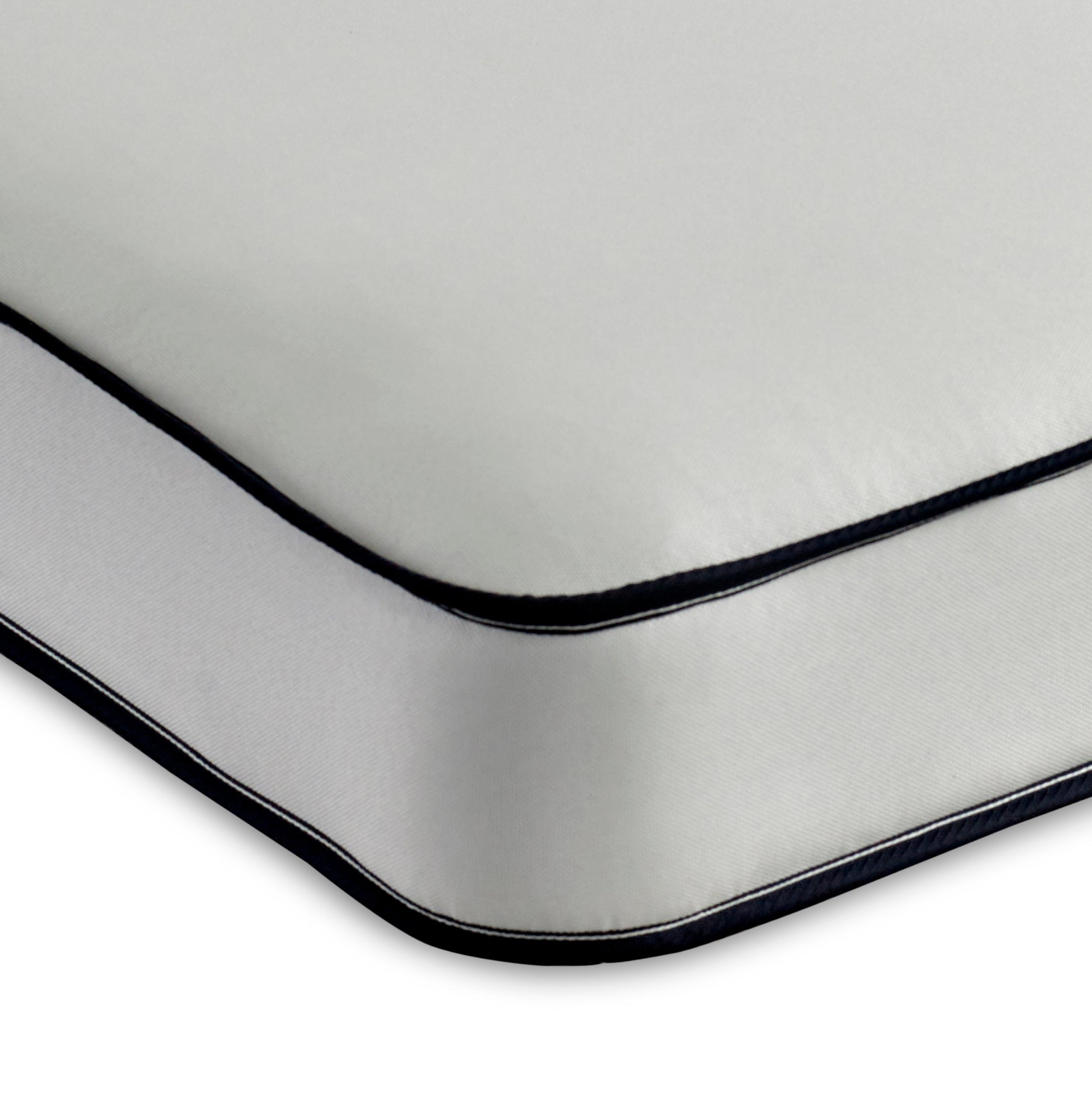 White Cloud Damask Dual side Dual life Flattop Foam Free Kids Value Spring Mattress - Shorty (75cm by 175cm)