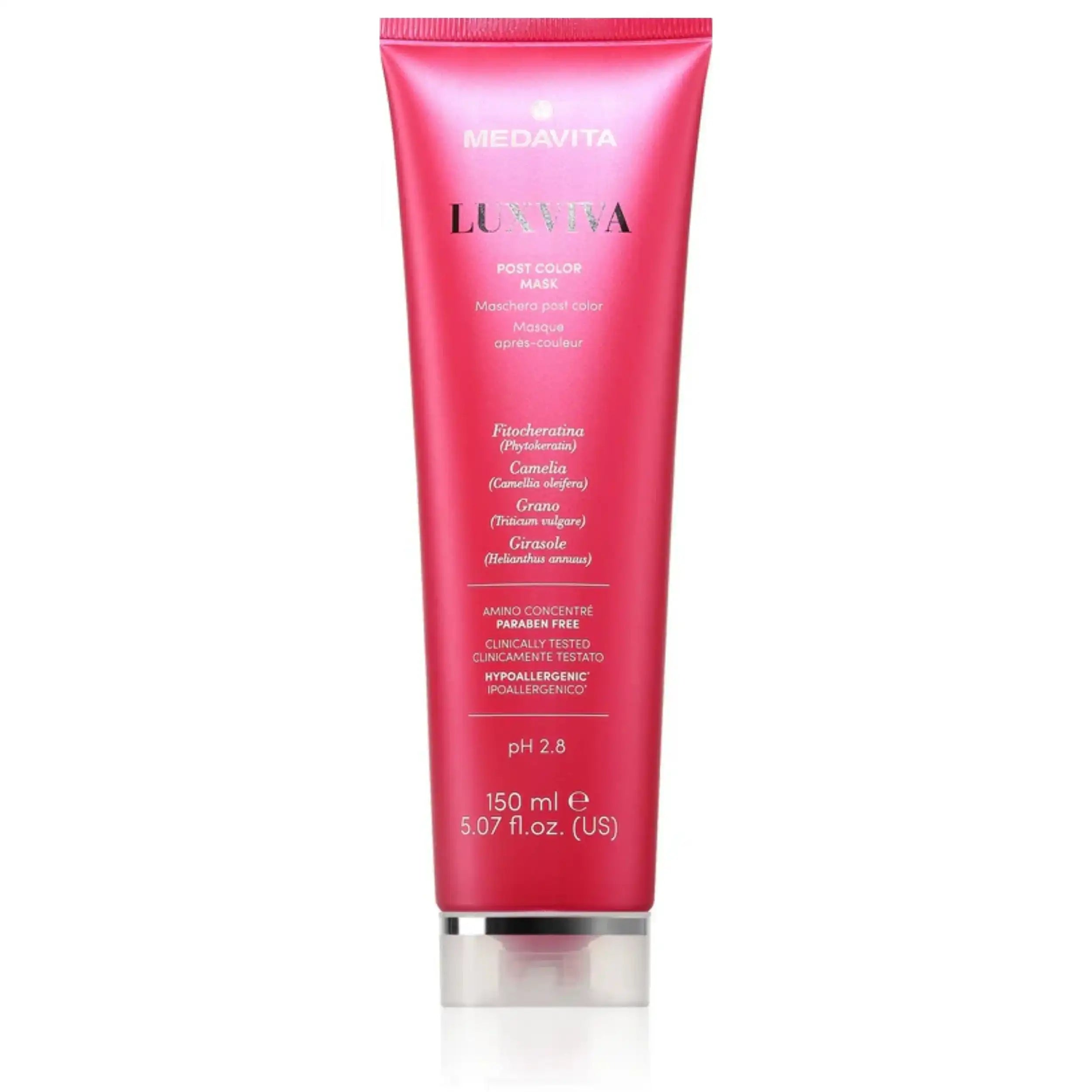 Medavita Luxviva Mask post color 150ml - Maschera per capelli colorati