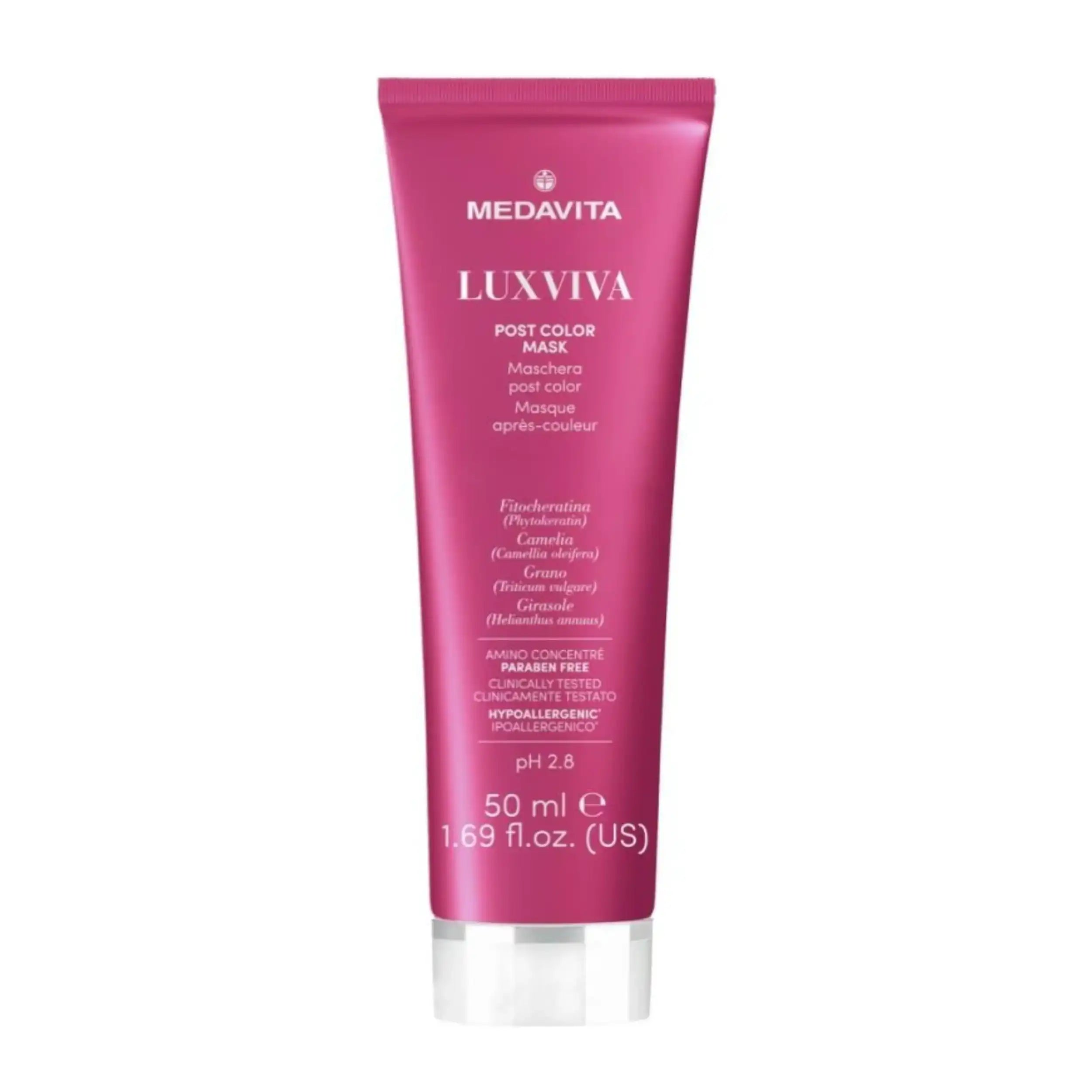 Medavita Luxviva Post Color Mask 50ml - Maschera per capelli colorati