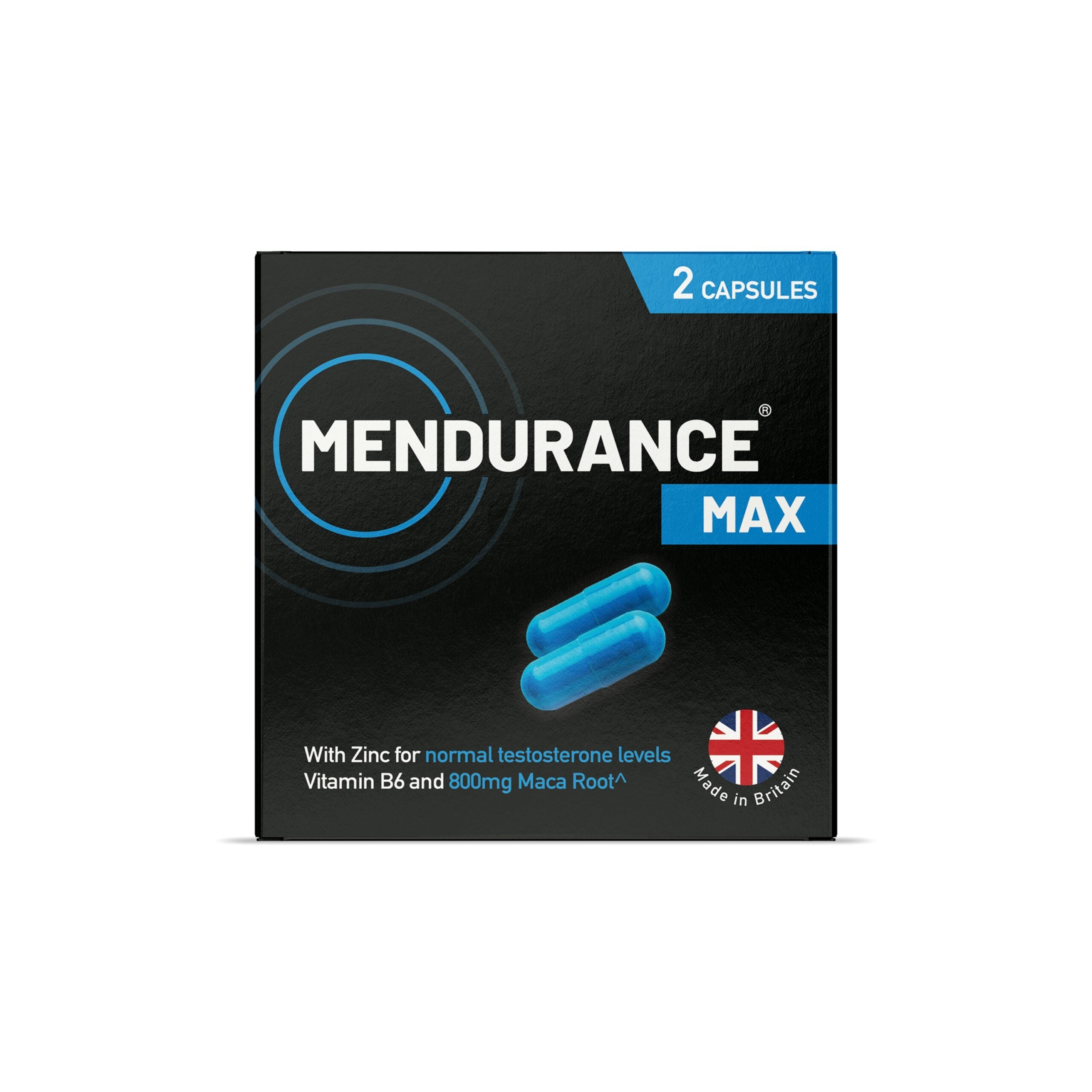Mendurance Max Energy Supplement Capsules for Men – 2 Pack