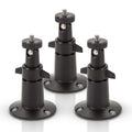 Wasserstein Adjustable Metal Wall Mount for Arlo Pro / Pro 2 / Pro 3 / Pro 4 & Ultra / Ultra 2 - 3 Pack / Black