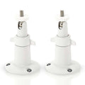 Wasserstein Adjustable Metal Wall Mount for Arlo Pro / Pro 2 / Pro 3 / Pro 4 & Ultra / Ultra 2 - 2 Pack / White