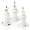 Wasserstein Adjustable Metal Wall Mount for Arlo Pro / Pro 2 / Pro 3 / Pro 4 & Ultra / Ultra 2 - 3 Pack / White